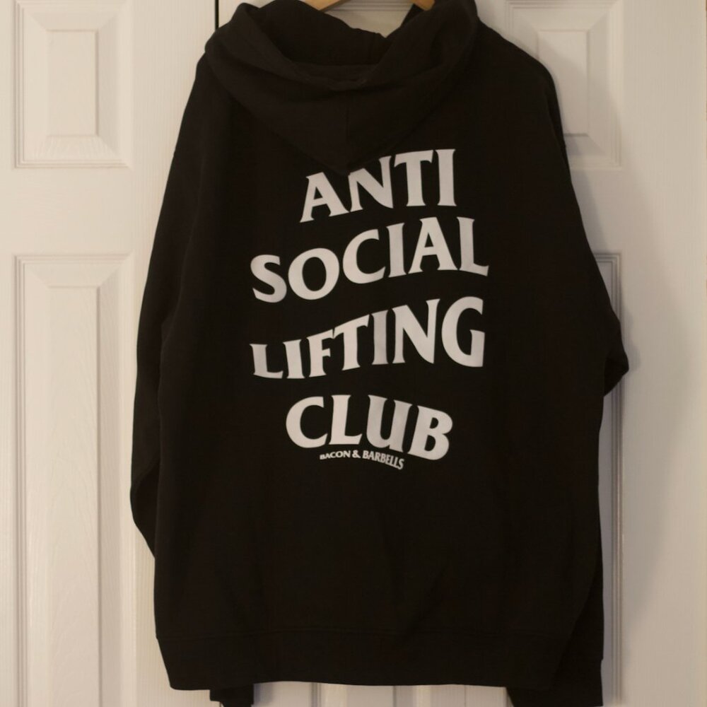 NWOT Anti Social Lifting Club Hoodie